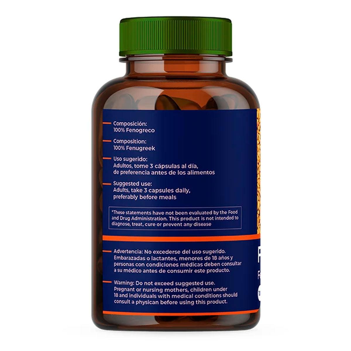 Fenogreco en cápsulas (100 x 500mg) - Tikafarma