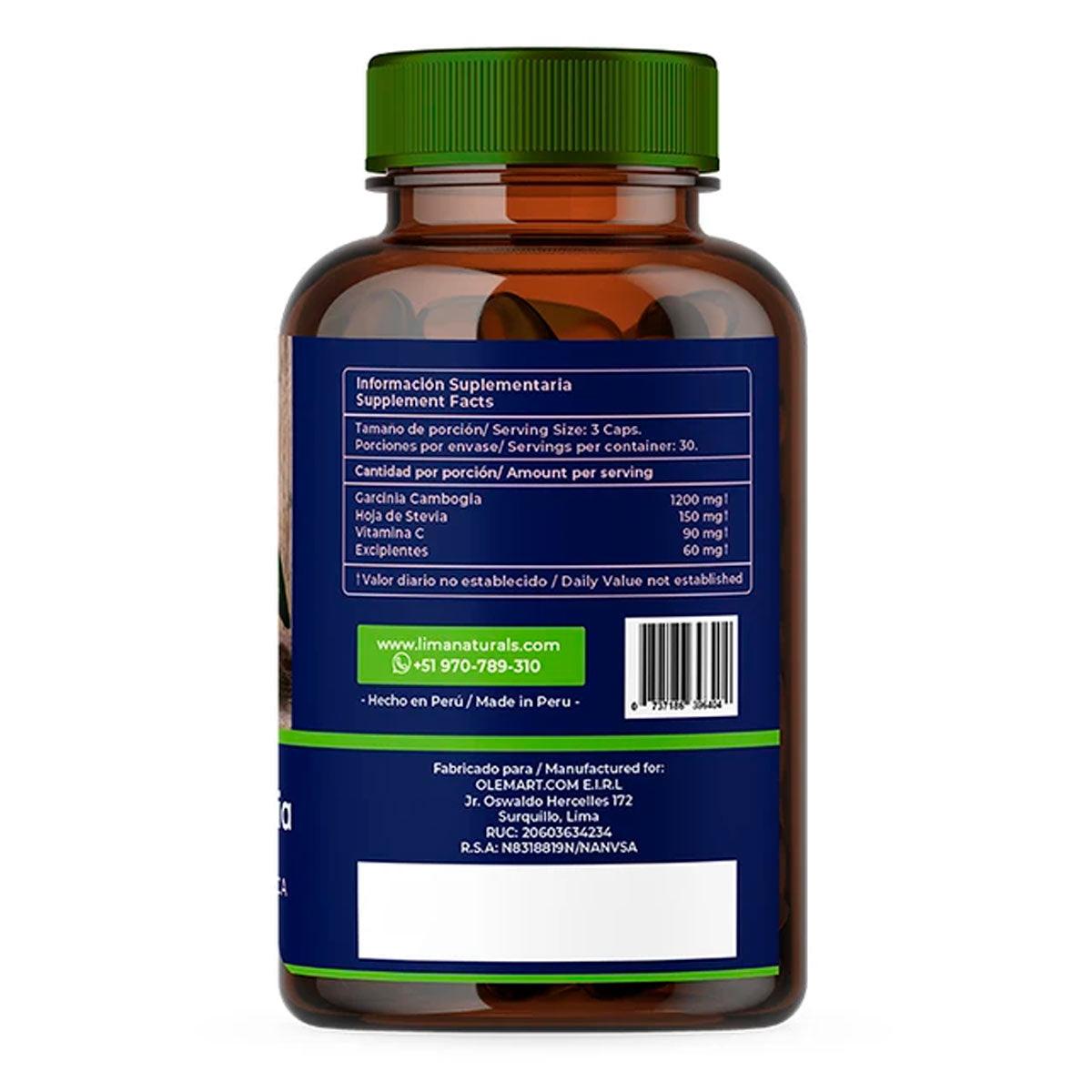 Garcinia Cambogia en cápsulas (90 x 500mg) - Tikafarma