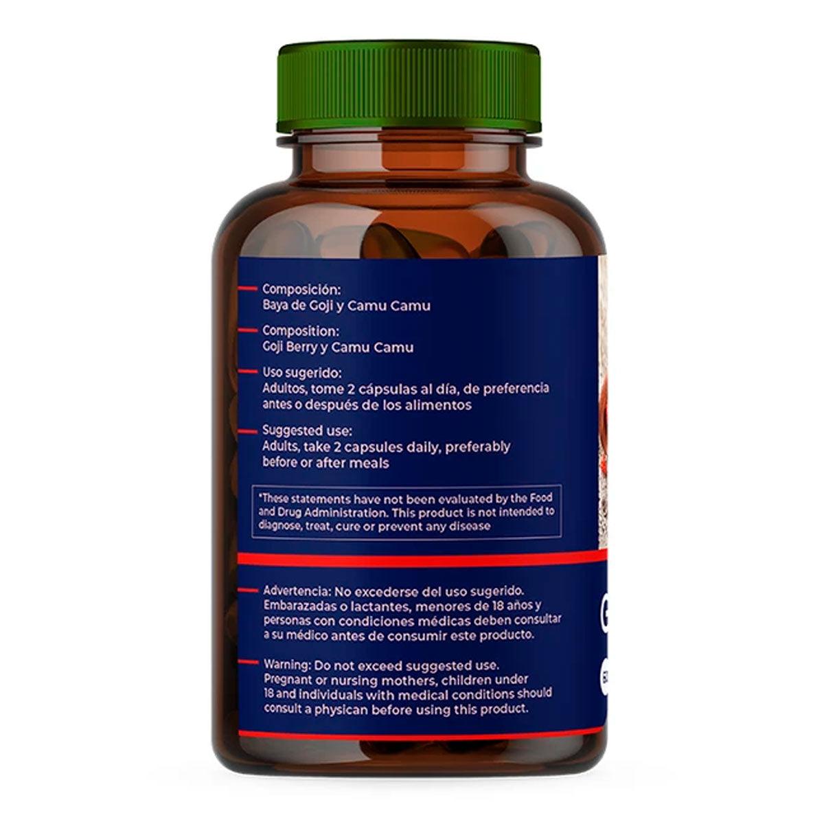 Goji Berry en cápsulas (60 x 500mg) - Tikafarma