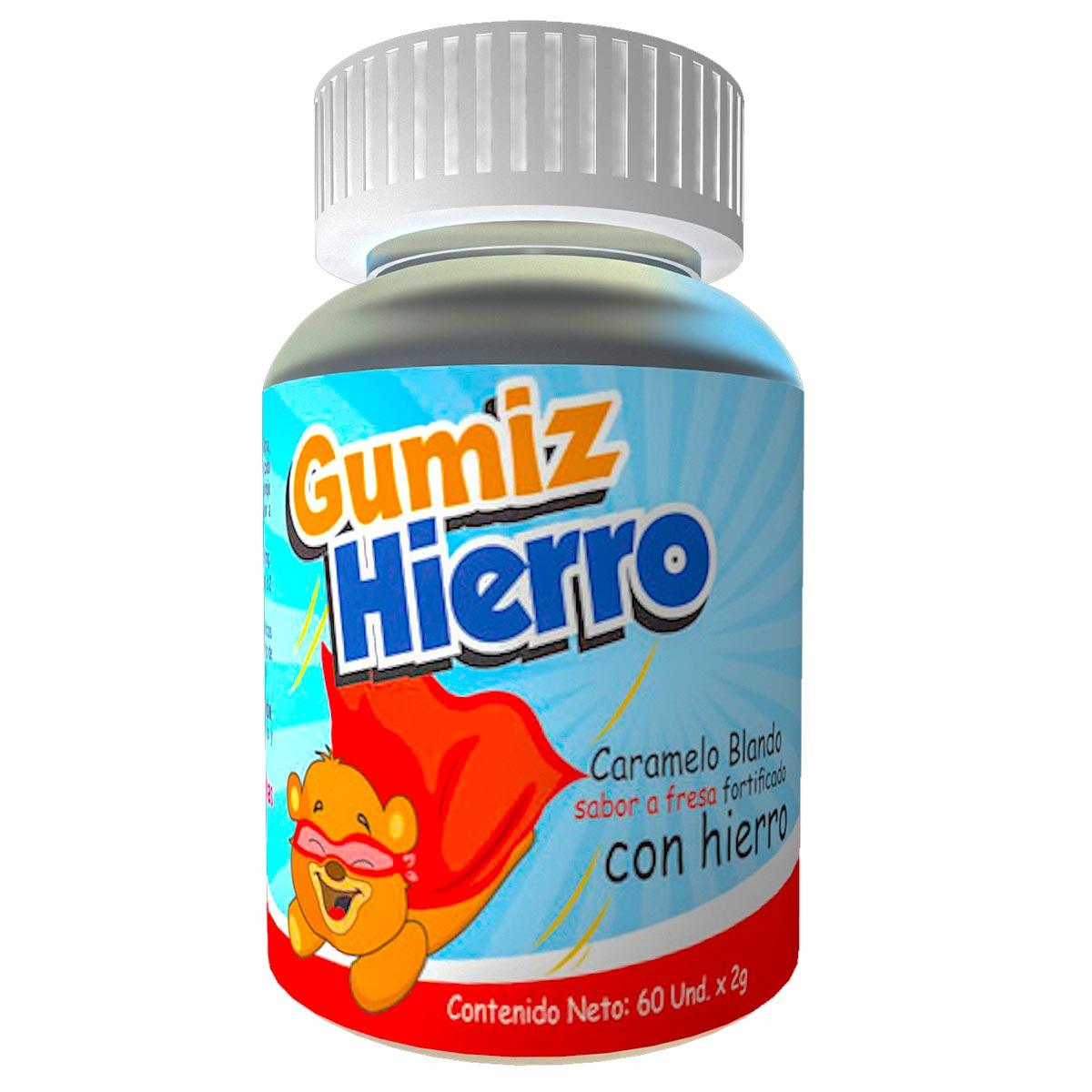 Gumiz Hierro - Gomitas de Hierro (60 x 2g) - Tikafarma