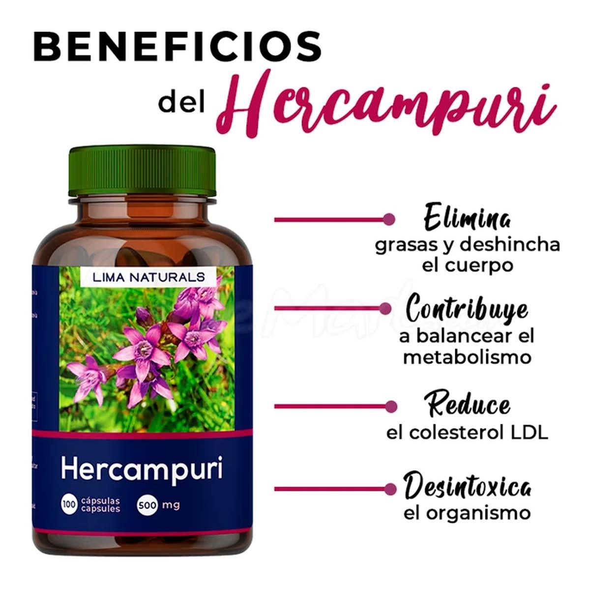 Hercampuri en cápsulas (100 x 500mg) - Tikafarma