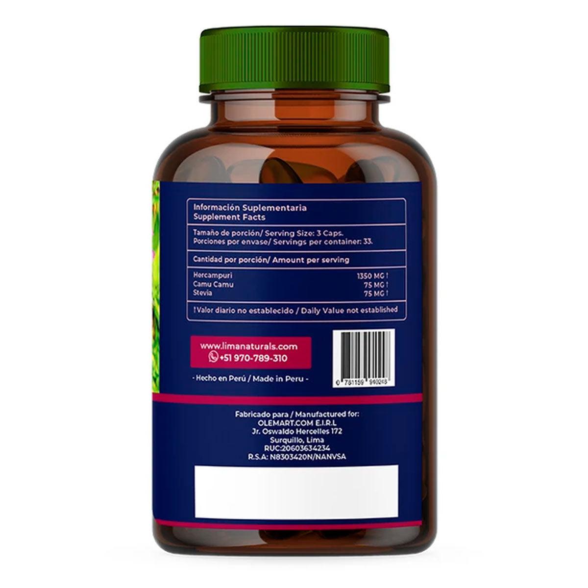 Hercampuri en cápsulas (100 x 500mg) - Tikafarma