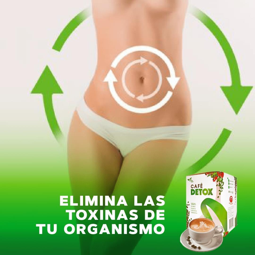 Café Detox - Garcinia Cambogia, Té Verde, Guaraná, Café Verde, Ganoderma x 15 sobres - Tikafarma
