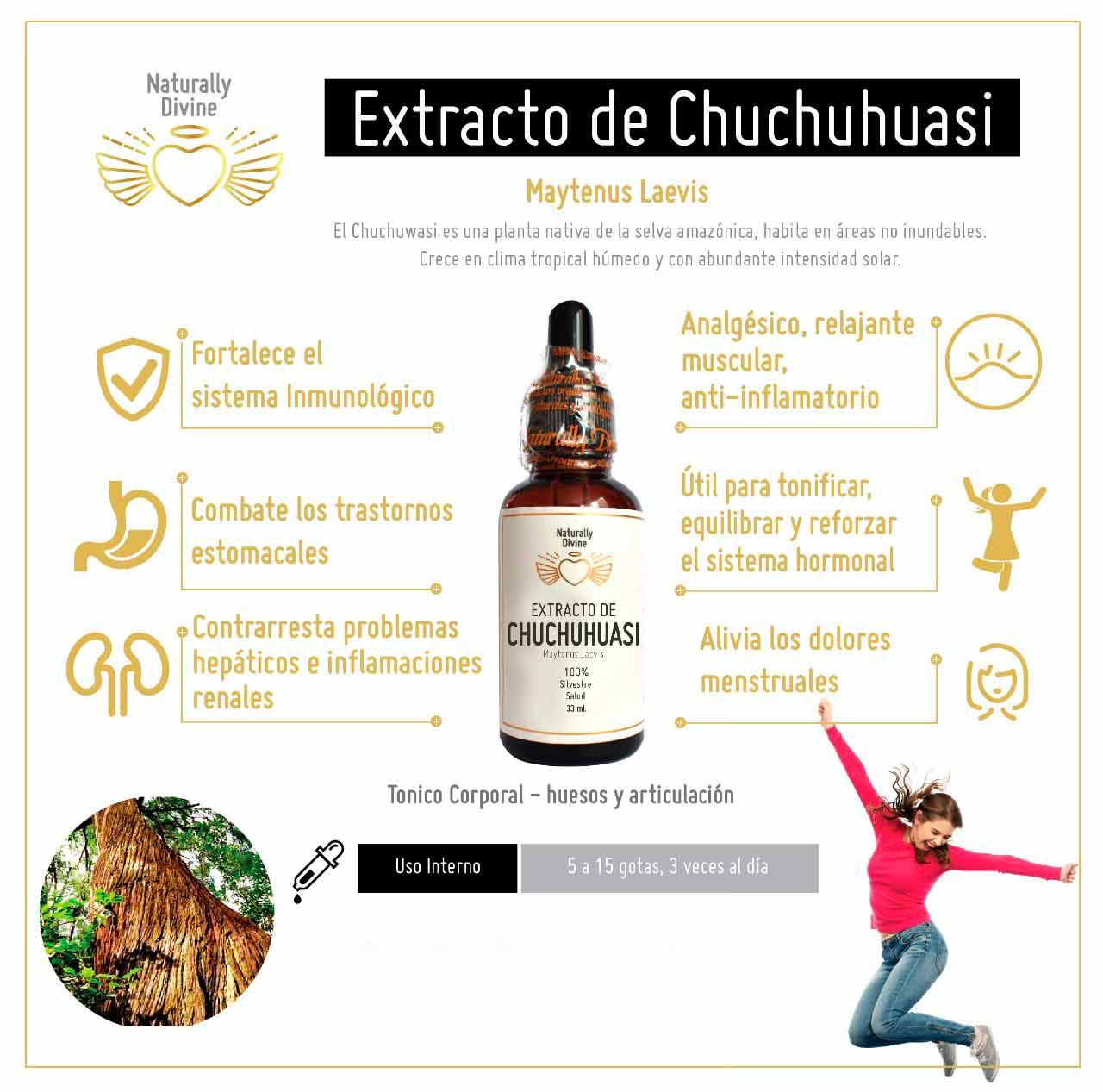 Extracto de Chuchuhuasi x 30ml - Tikafarma