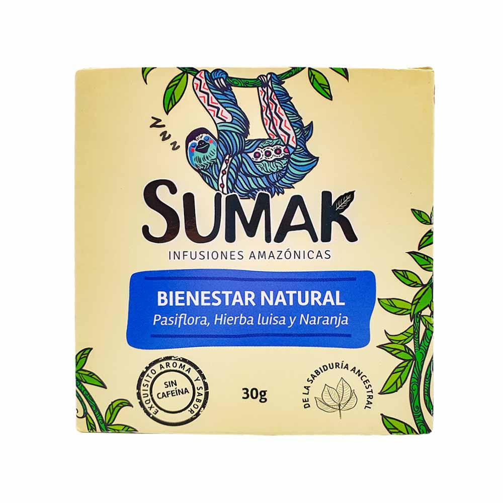 Bienestar Natural - Hojas Deshidratadas de Pasiflora, Hierba Luisa y Naranja x 30g - Tikafarma