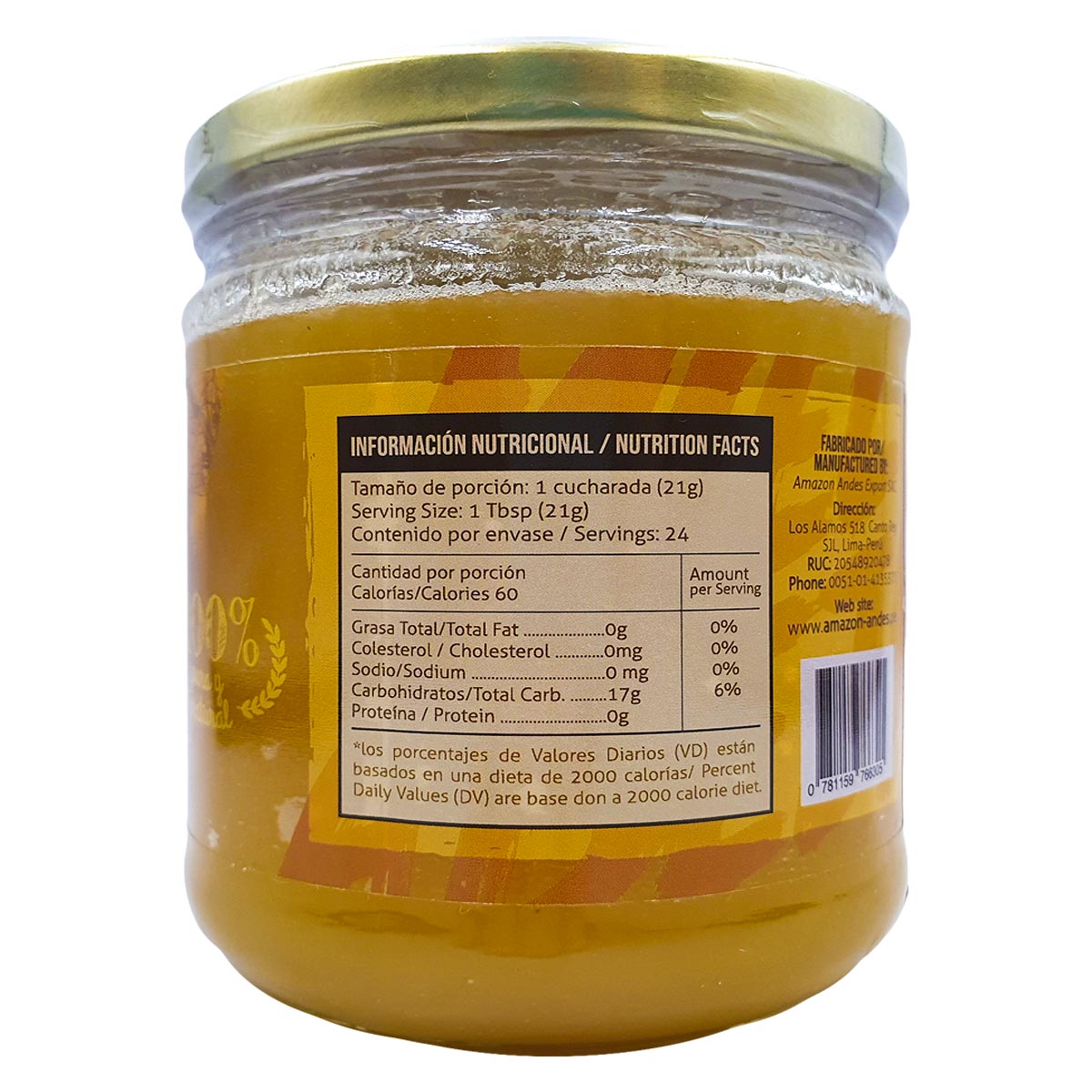 Miel de Abejas Costa x 500ml