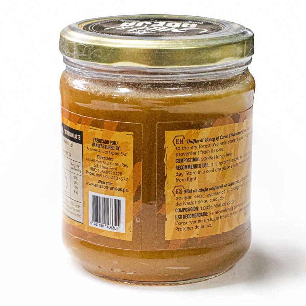 Miel de Abejas Costa x 500ml