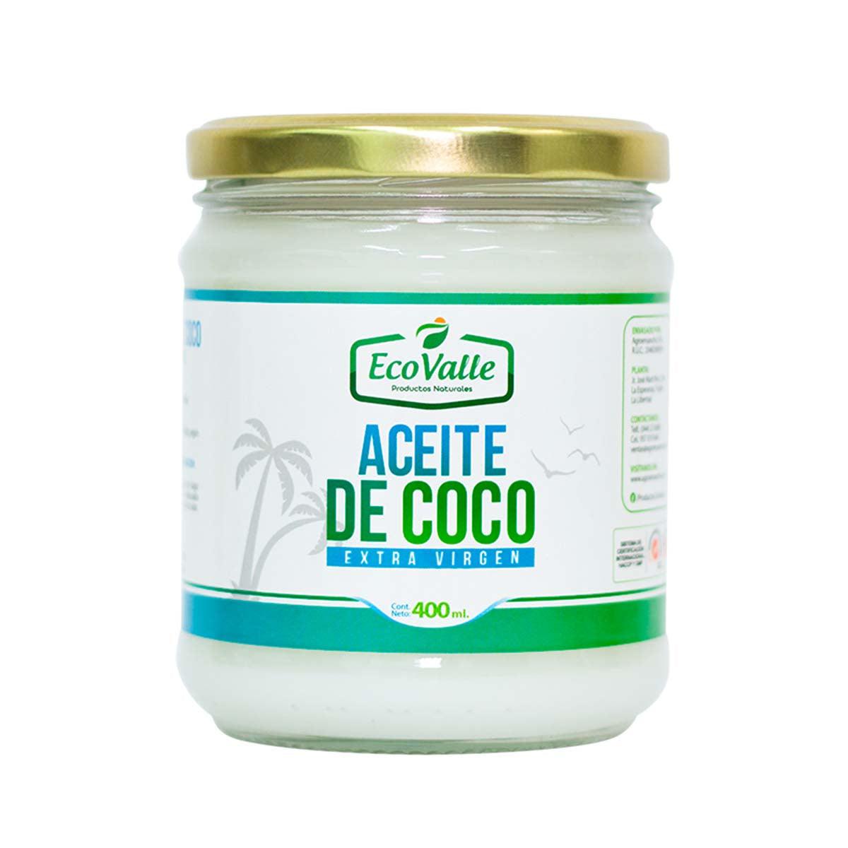 Aceite de Coco Extra Virgen x 400ml - Tikafarma