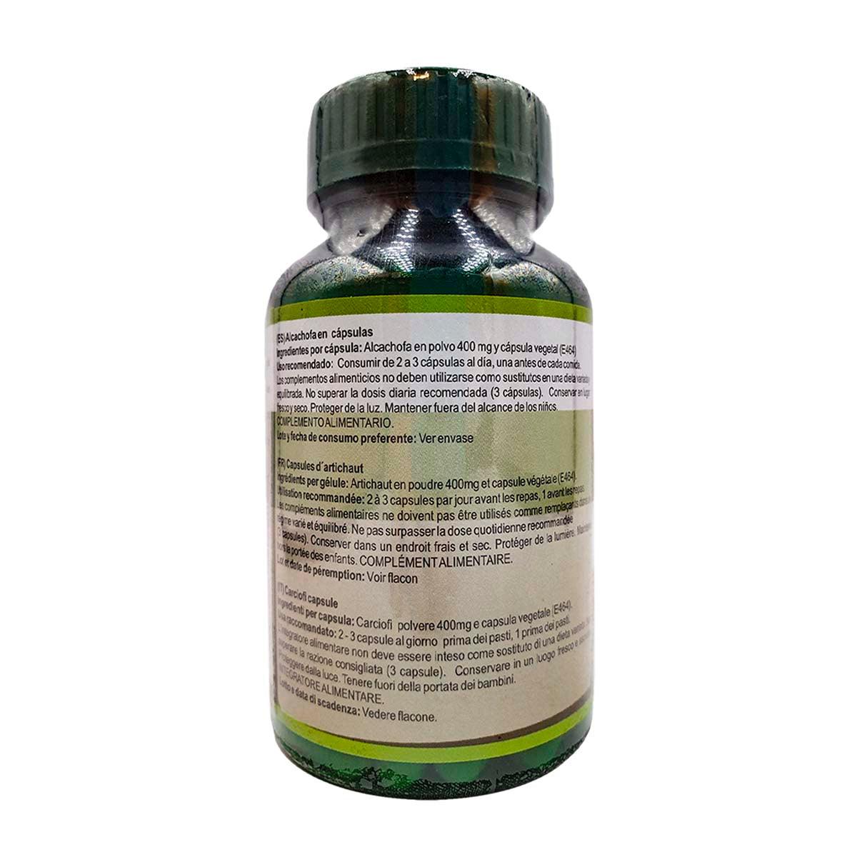 Alcachofa en cápsulas (100 x 400mg) - Tikafarma