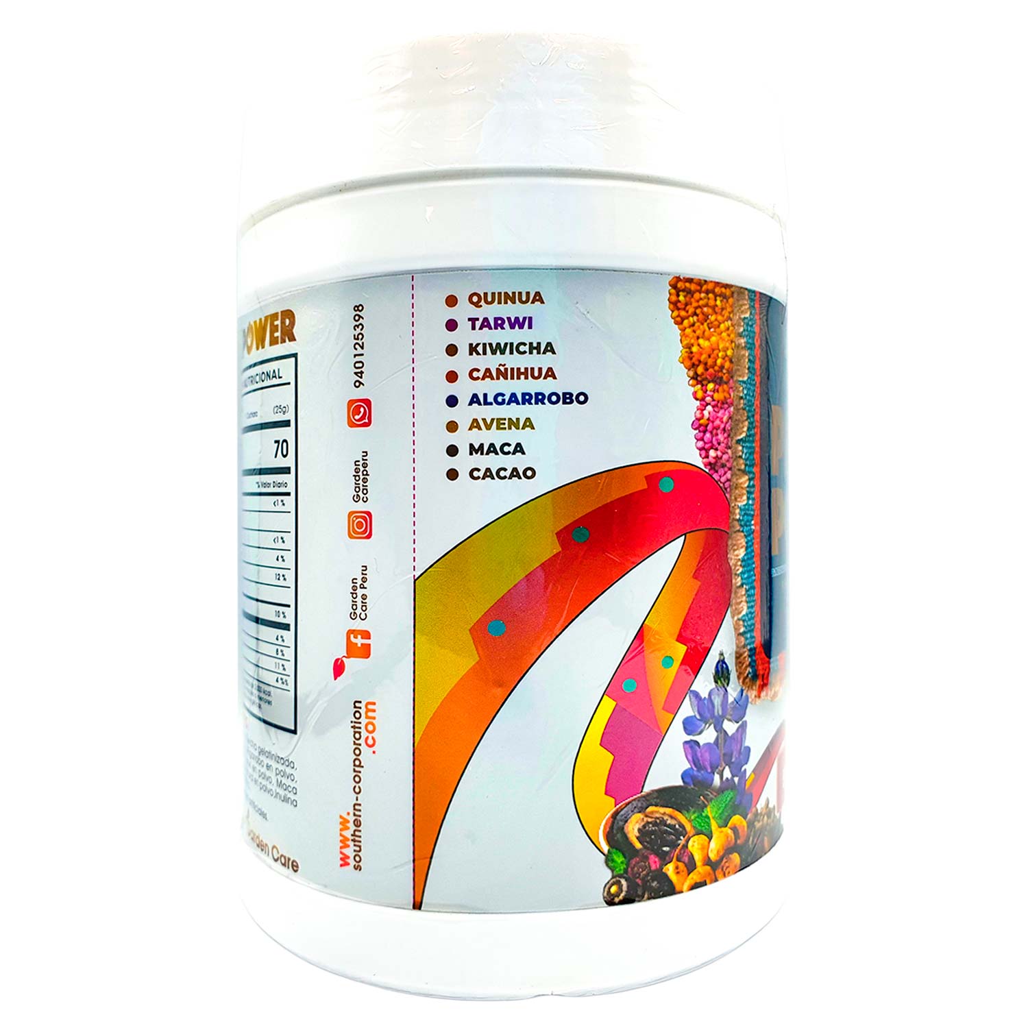 Perú Power - Proteína Vegana Natural con Cereales Andinos x 500g