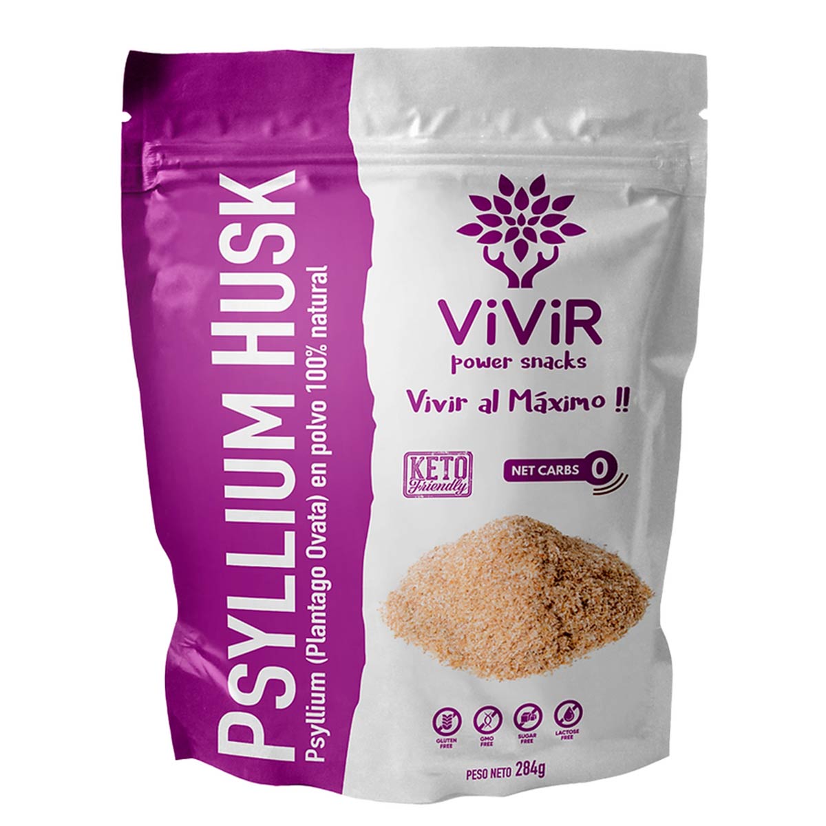 Psyllium Husk en polvo x 284g