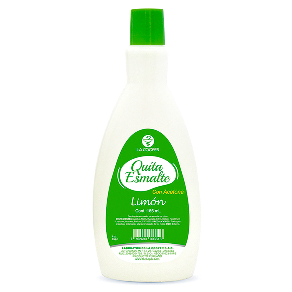 Quita Esmalte Limón x 165ml