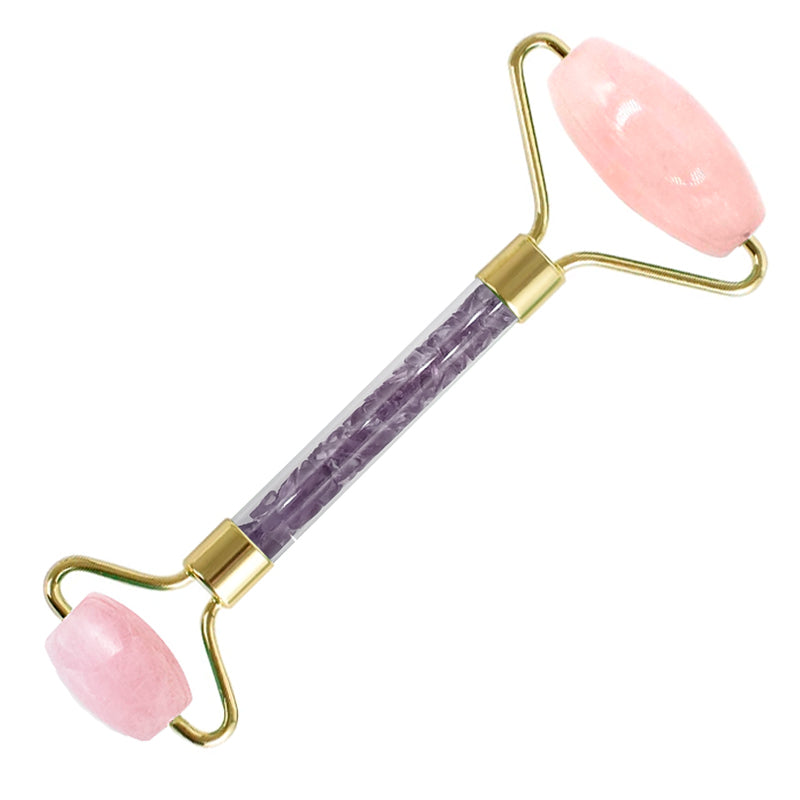 Rodillo Masajeador Facial de Cuarzo