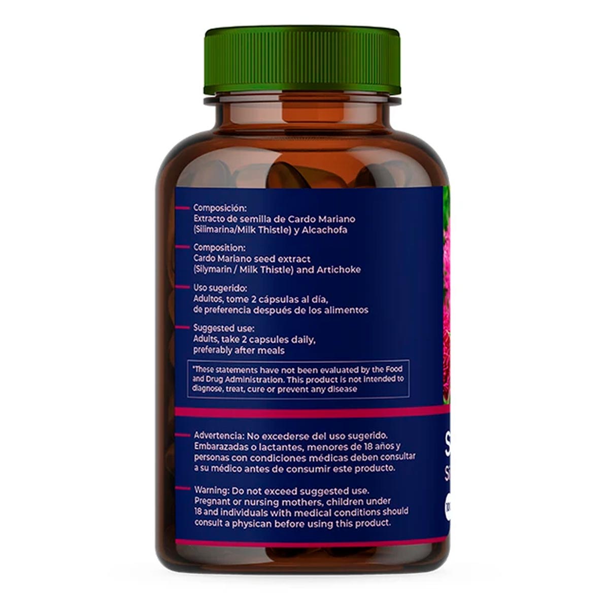 Silimarina (Cardo Mariano) en cápsulas (100 x 500mg)