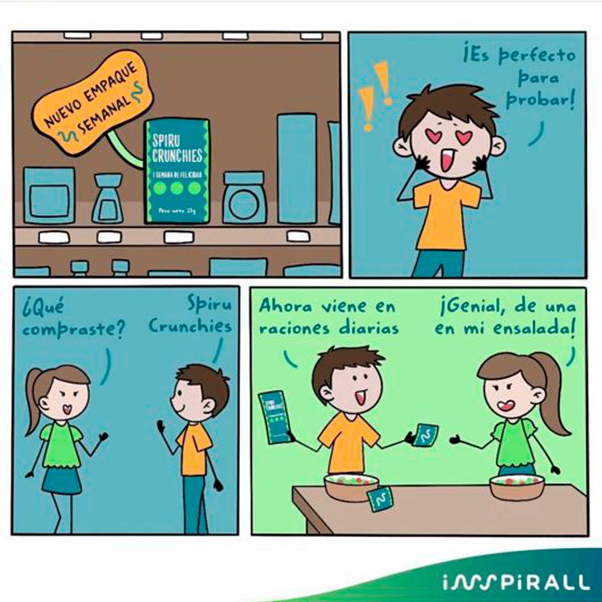 Spiru Crunchies (Espirulina Deshidratada) x 21g