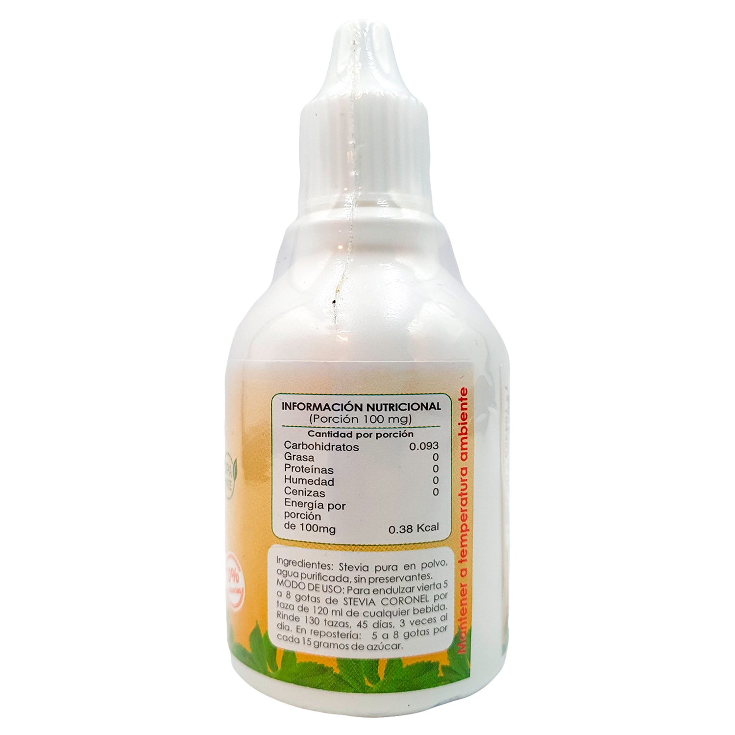 Stevia Coronel Steviasa Orgánico - Frasco gotero x 30ml
