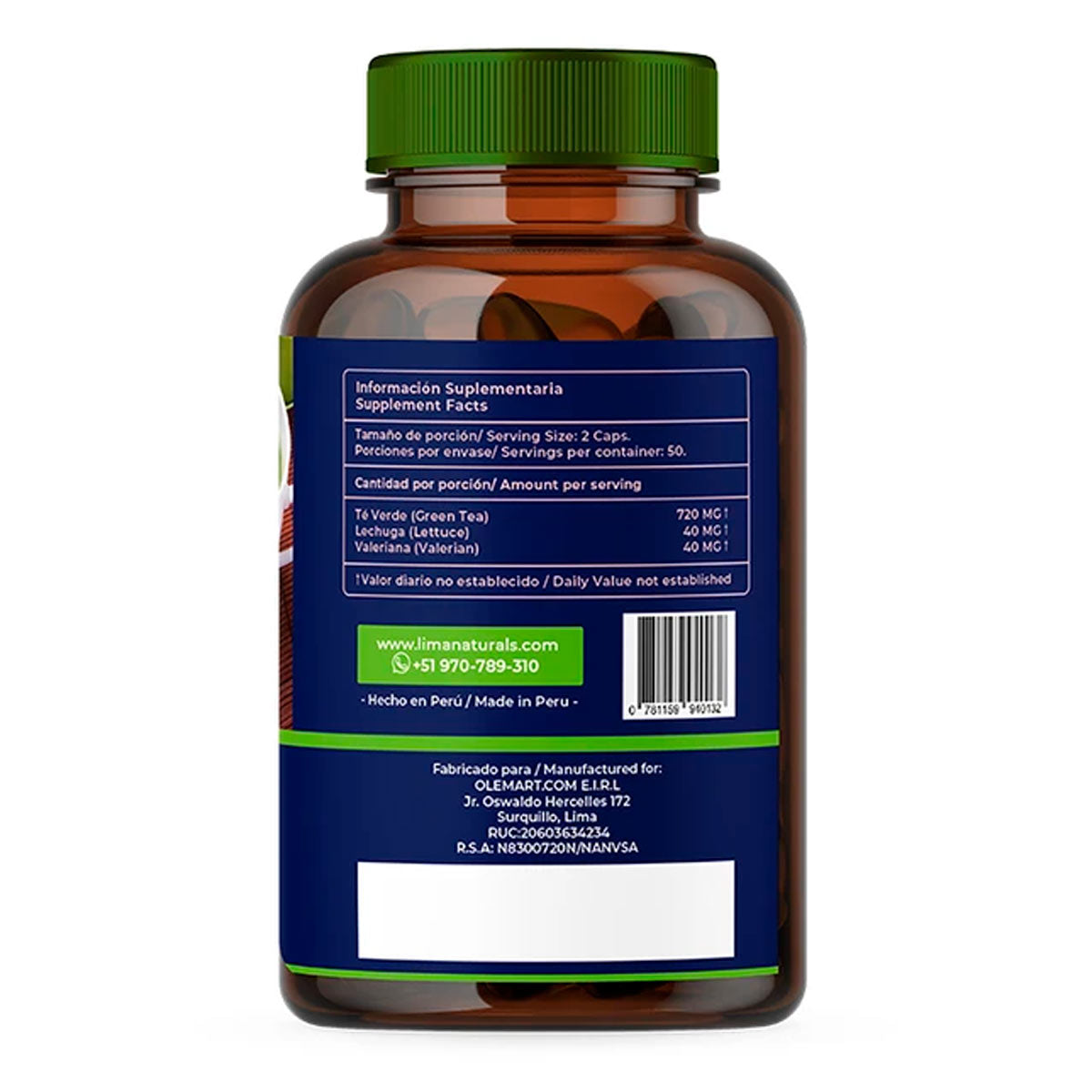 Té Verde en cápsulas (100 x 400mg)