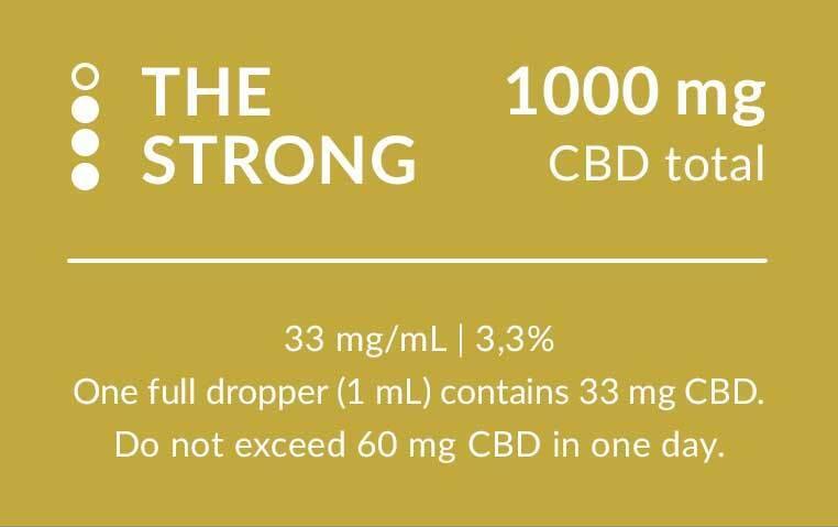 Harmony CBD Oil 1000mg x 30ml (3.3% CBD) - Fuerte - Tikafarma