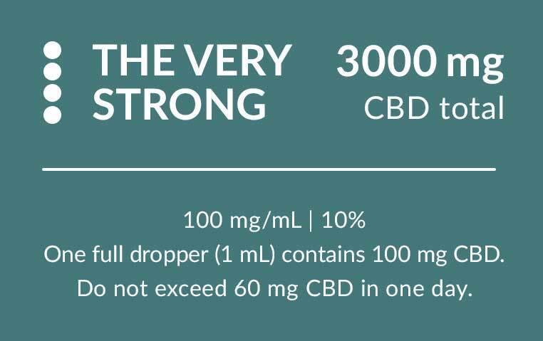 Harmony CBD Oil 3000mg x 30ml (10% CBD) - Muy Fuerte - Tikafarma