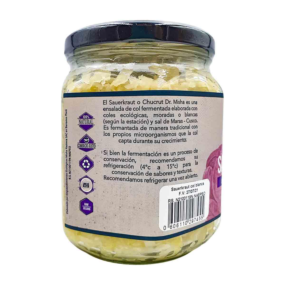 Chucrut de Col Blanca x 450g - Tikafarma