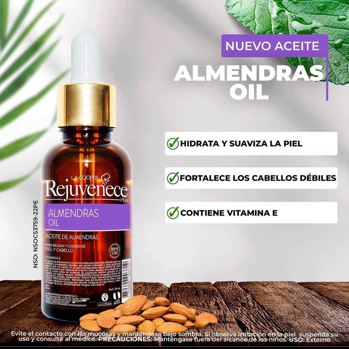Aceite de Almendras x 30ml