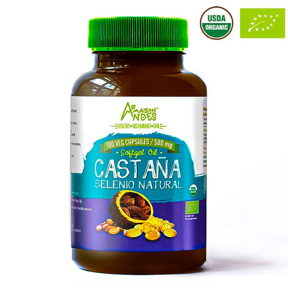 Aceite de Castaña (Selenio Natural) en cápsulas (100 x 500mg)