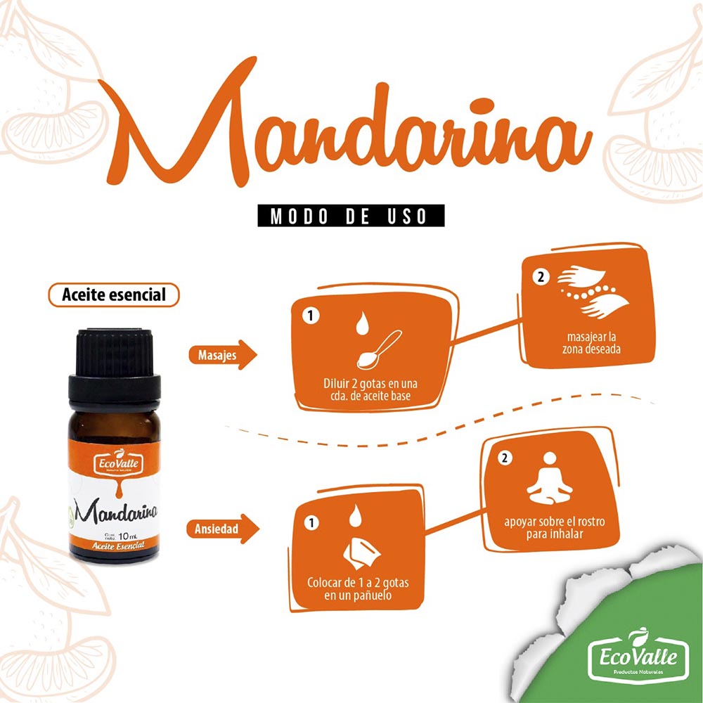 Aceite Esencial de Mandarina x 10ml