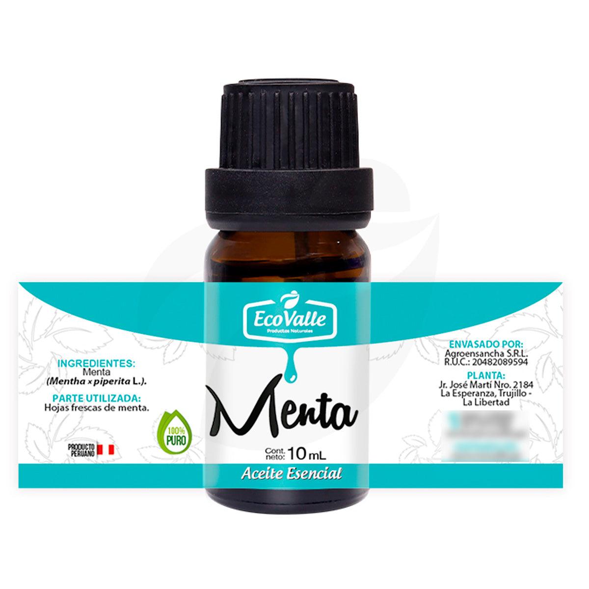 Aceite Esencial de Menta x 10ml - Tikafarma