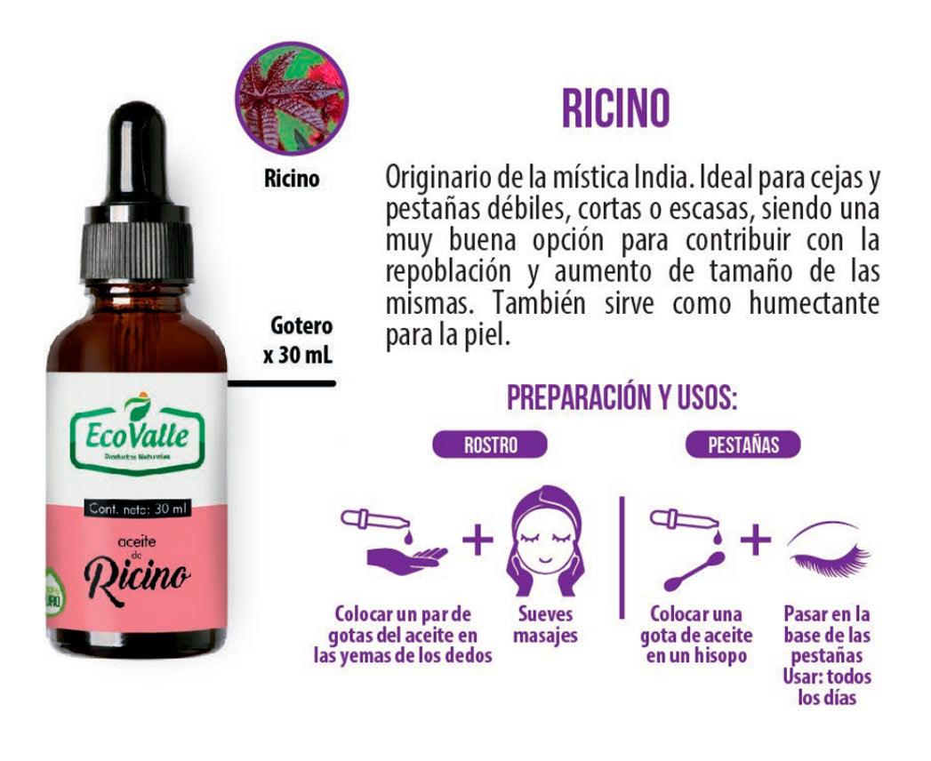 Aceite de Ricino x 30ml - Tikafarma