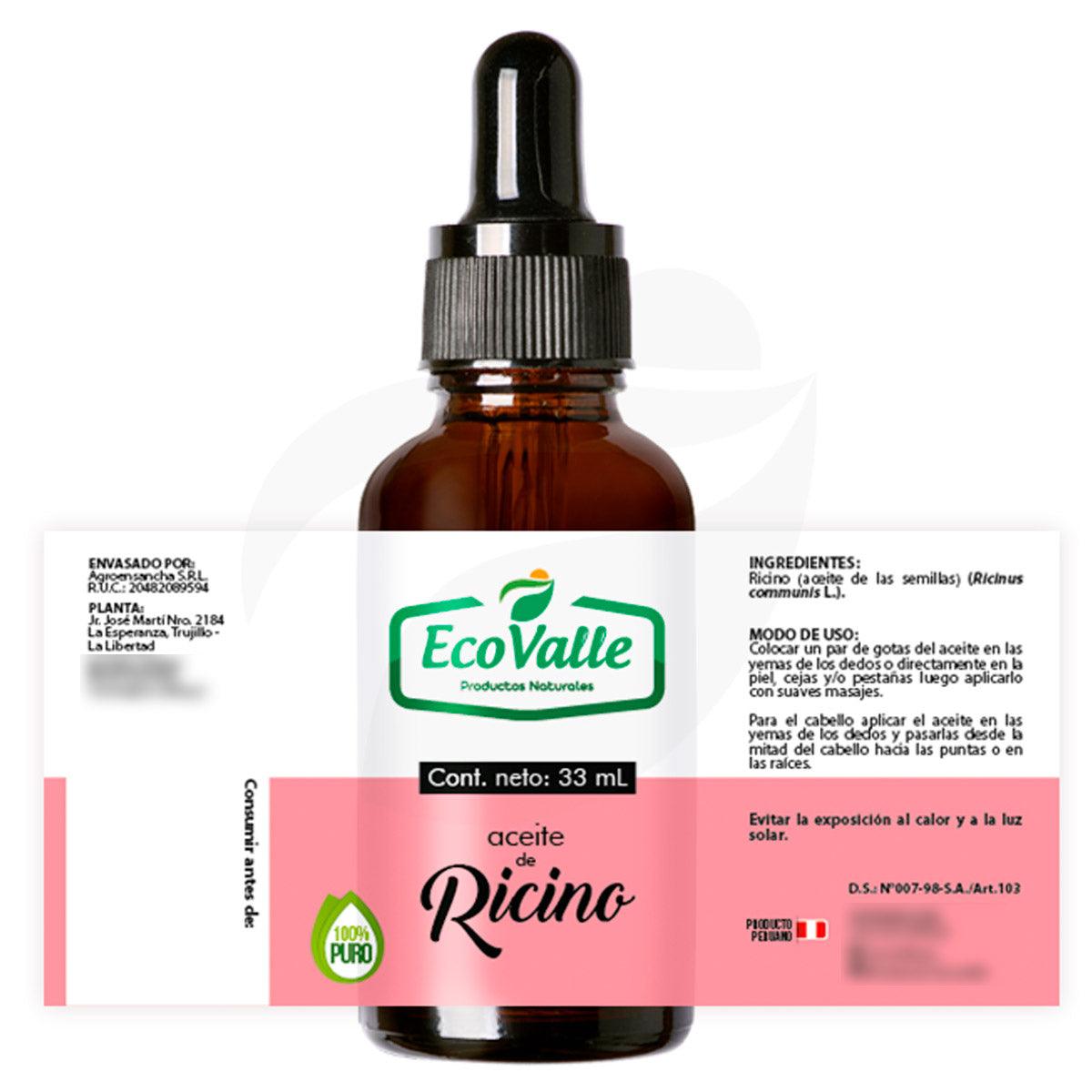 Aceite de Ricino x 30ml - Tikafarma