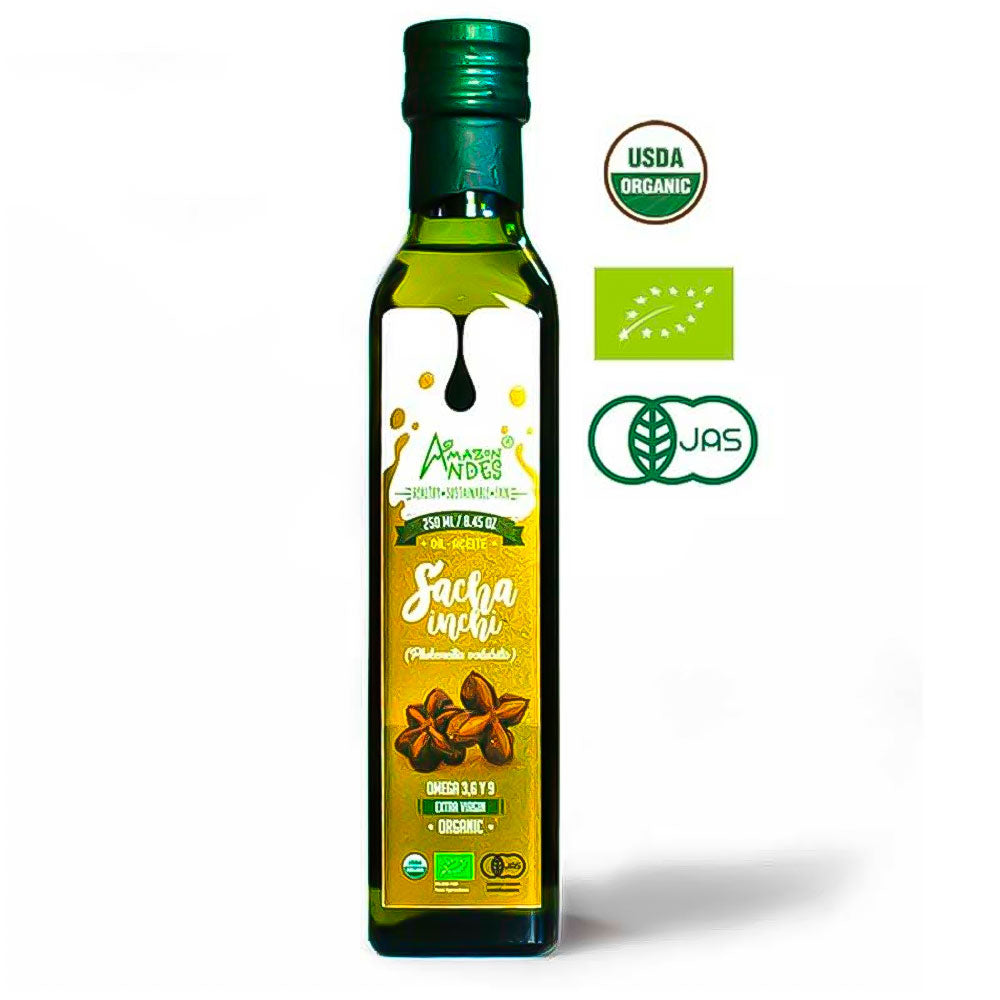 Aceite de Sacha Inchi orgánico x 250ml