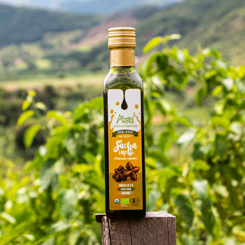 Aceite de Sacha Inchi orgánico x 250ml