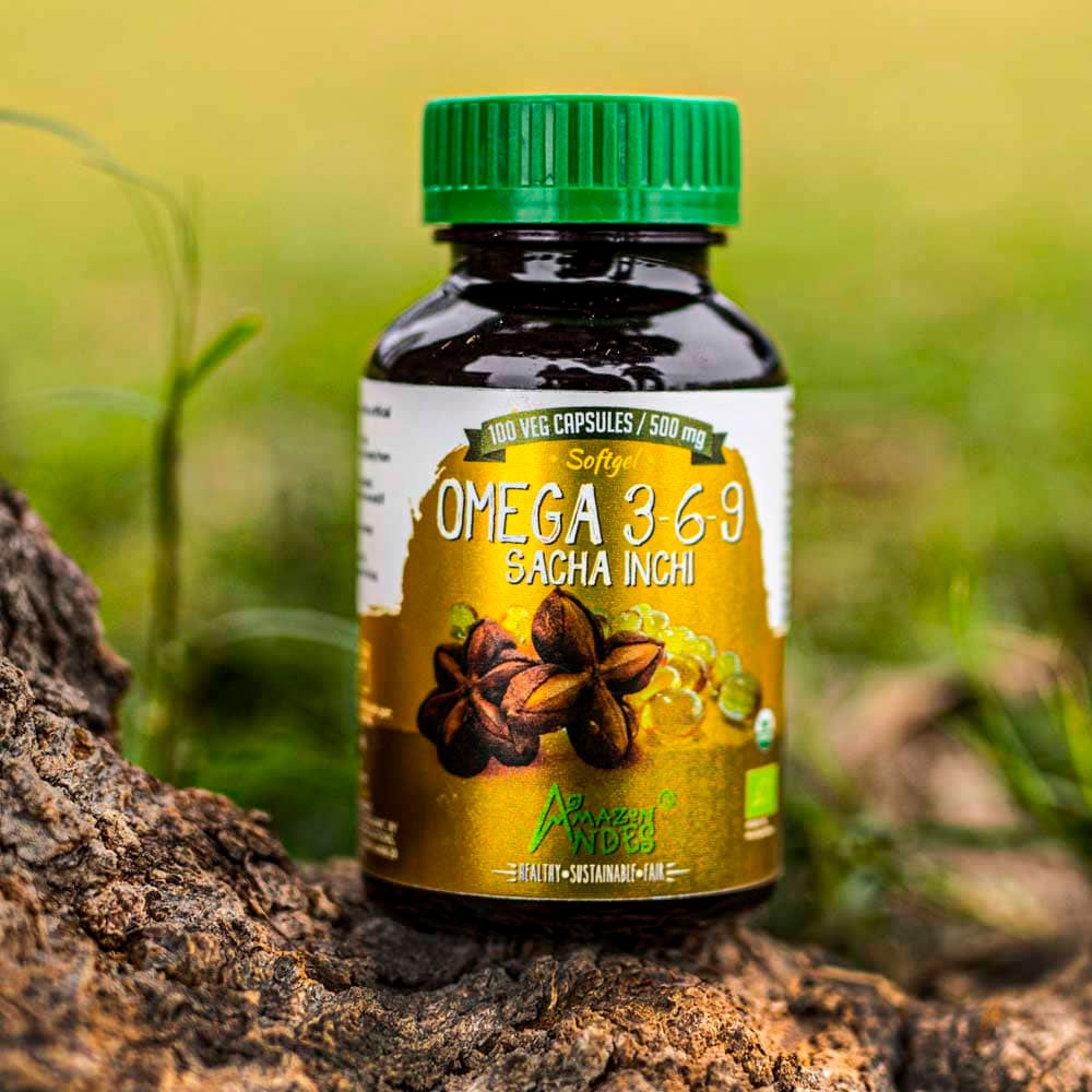 Omega 3-6-9 - Sacha Inchi orgánico en cápsulas (100 x 500mg)