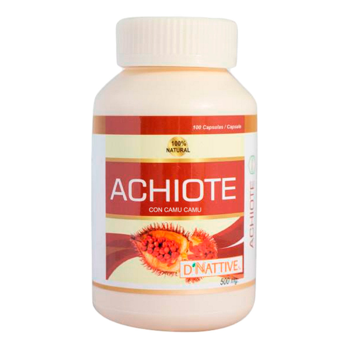 Achiote en cápsulas (100 x 500mg)