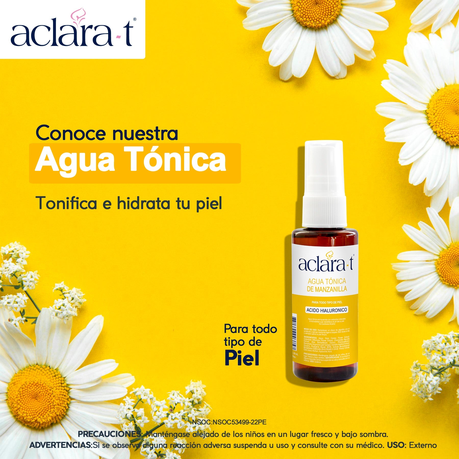 Agua Tónica de Manzanilla x 60ml