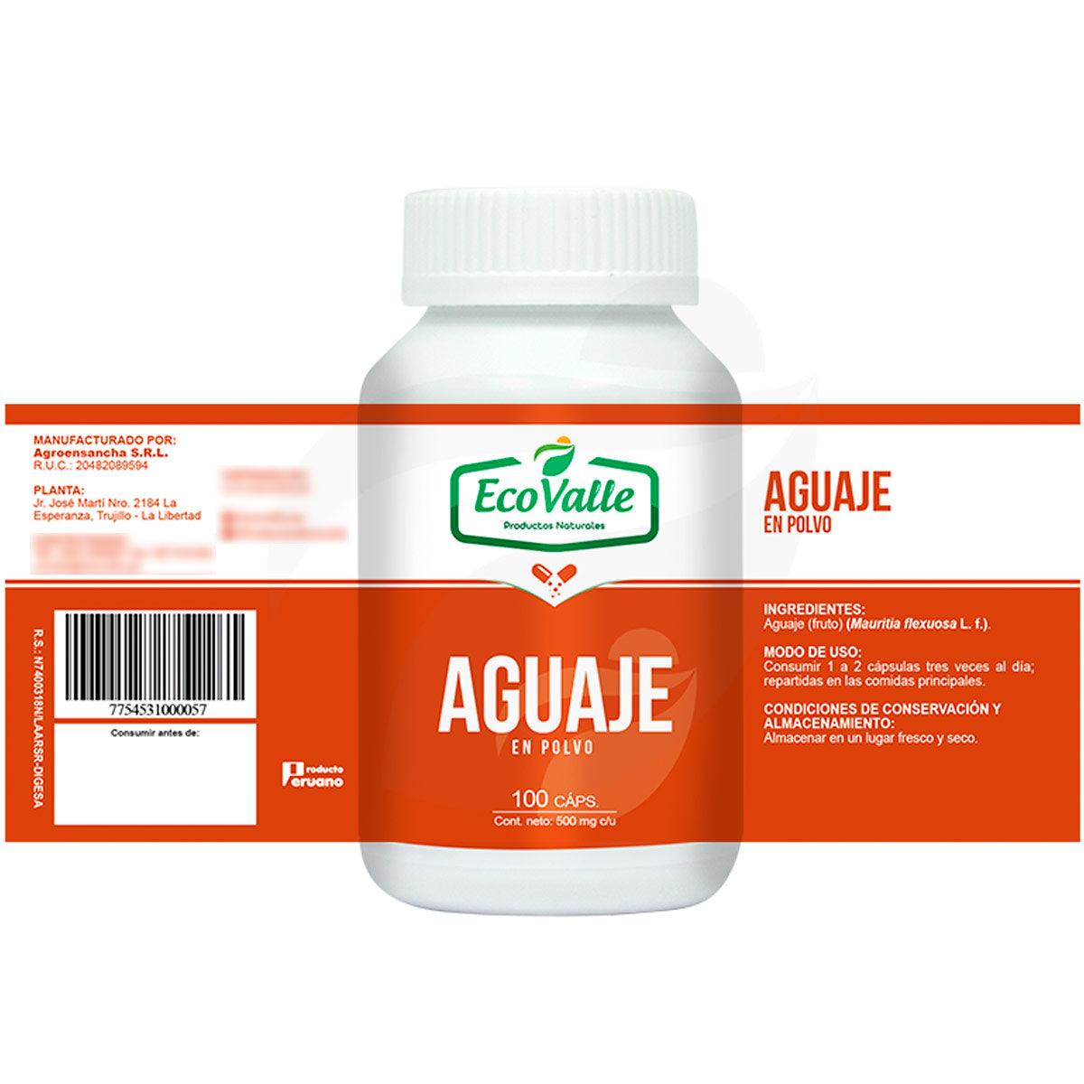 Aguaje en cápsulas (100 x 500mg) - Tikafarma