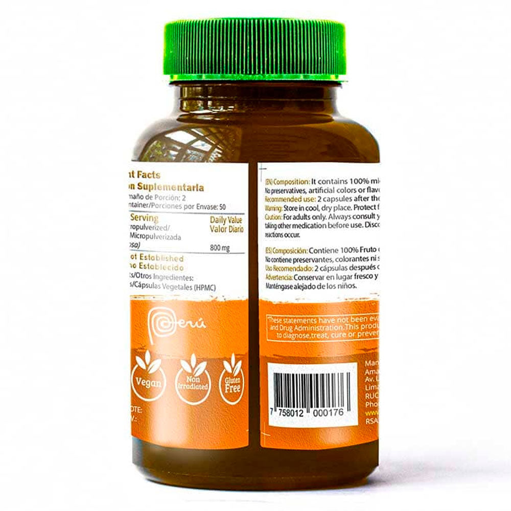 Aguaje en cápsulas (100 x 400mg)