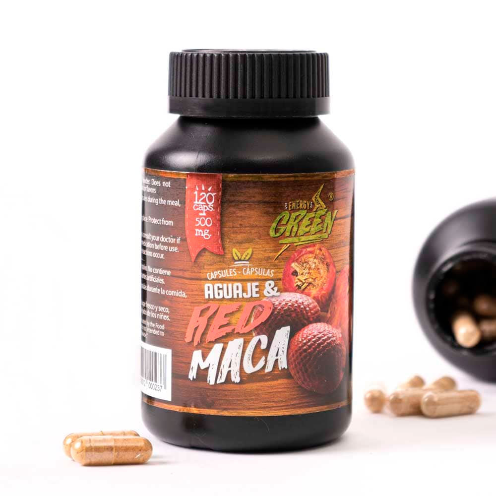 Aguaje y Maca Roja en cápsulas (120 x 500mg)