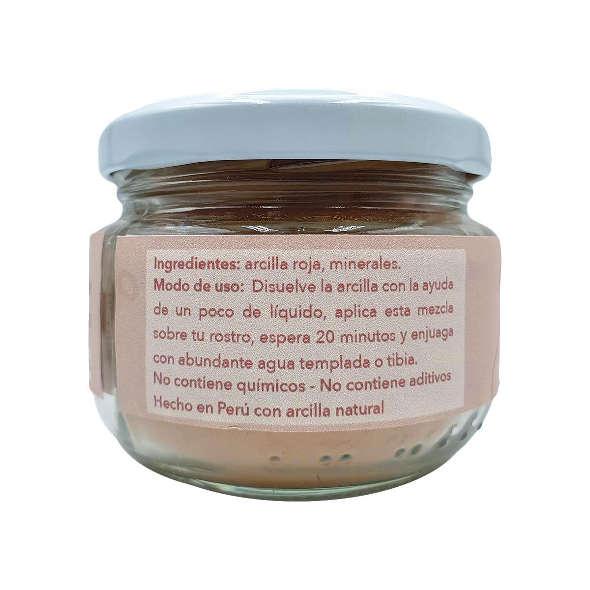 Arcilla Roja - Piel Seca, Sensible o con Rosácea x 130g - Tikafarma