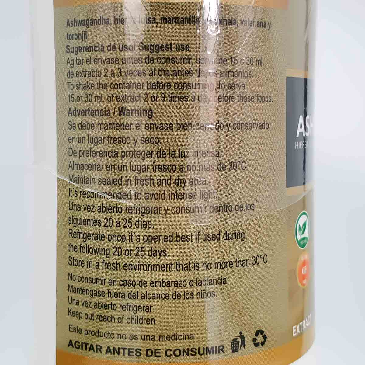 Extracto de Ashwagandha x 600ml
