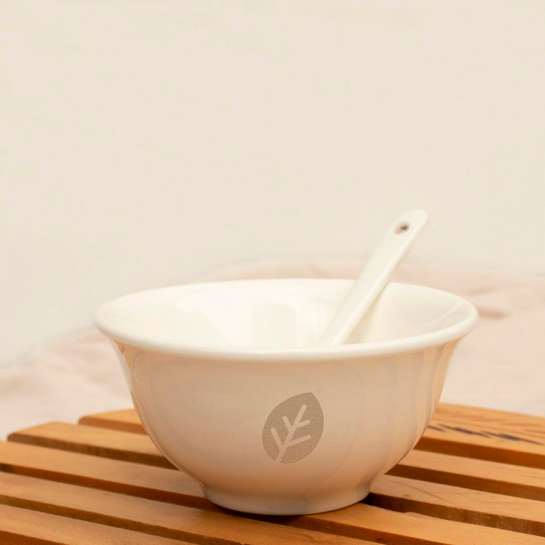 Bowl de Loza + Aplicador para Mascarillas