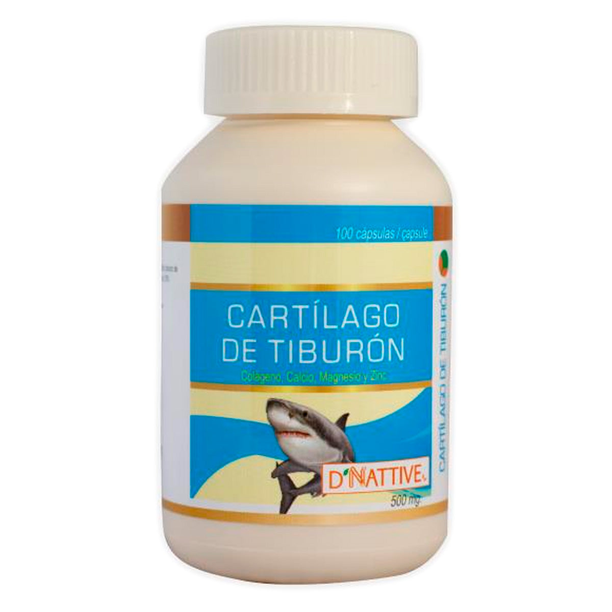 Cartílago de Tiburón en cápsulas (100 x 500mg)
