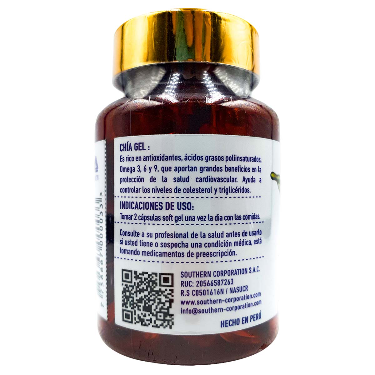 Aceite de Chía en cápsulas (100 x 500mg)