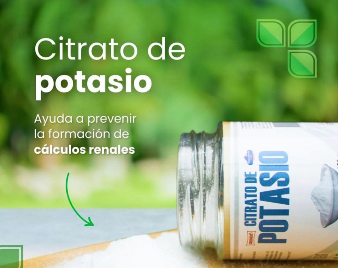 Citrato de Potasio Puro en Polvo x 220g | Salud Renal, Electrolitos, Calambres y Energía