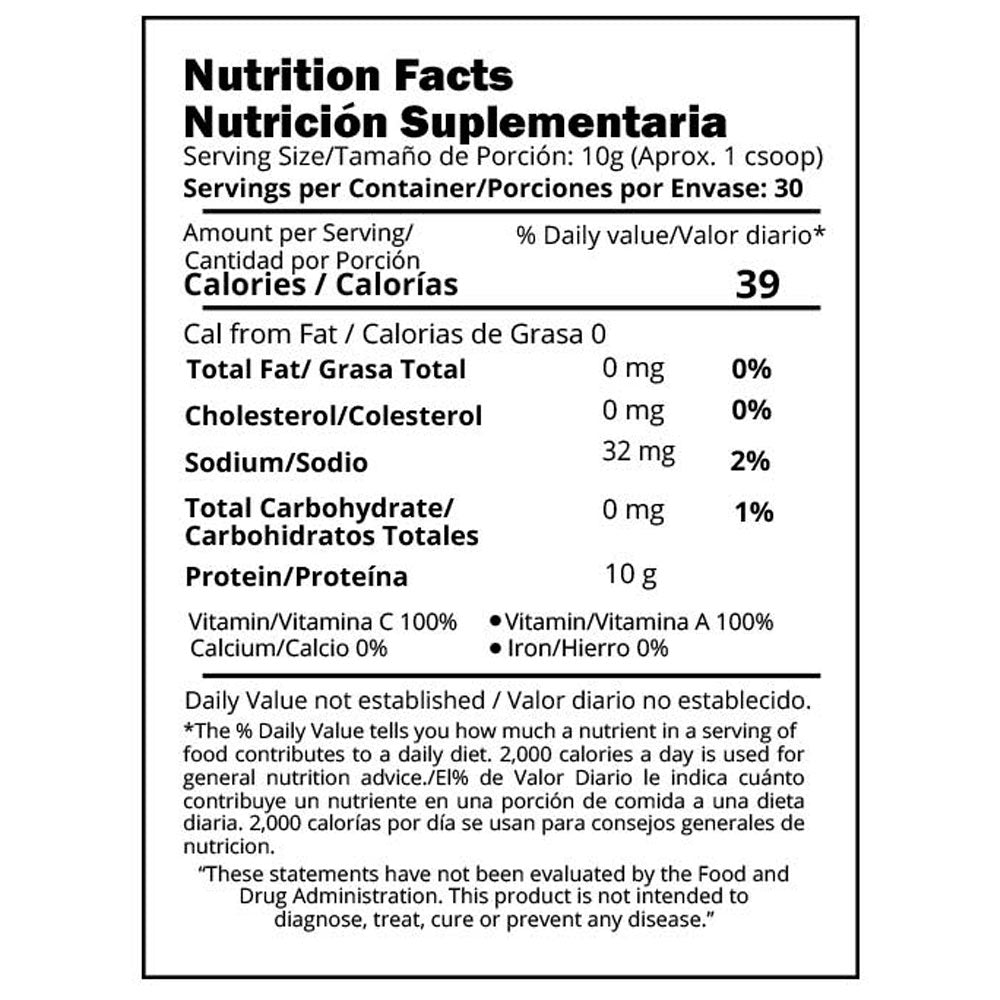Colágeno Hidrolizado con Camu Camu en polvo x 300g