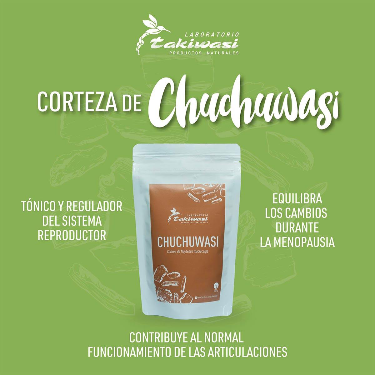 Corteza de Chuchuwasi en trozos x 100g - Tikafarma