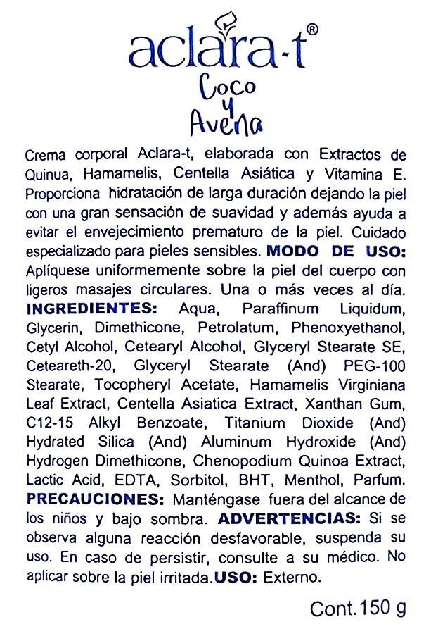 Crema Corporal Aclara-T x 150g - Tikafarma