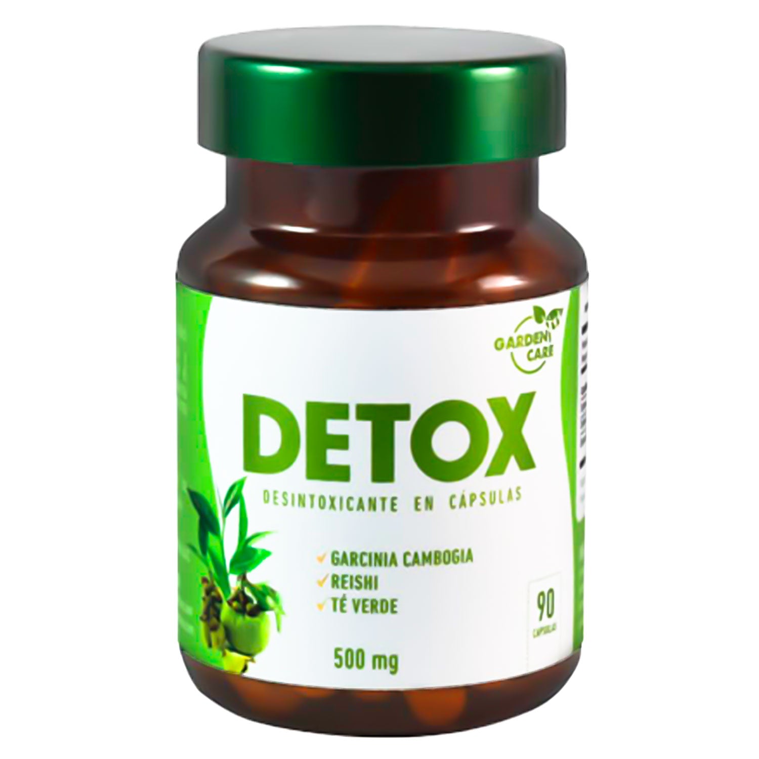 Garcinia Cambogia, Reishi (Ganoderma Lucidum) y Té Verde en cápsulas (90 x 500mg)
