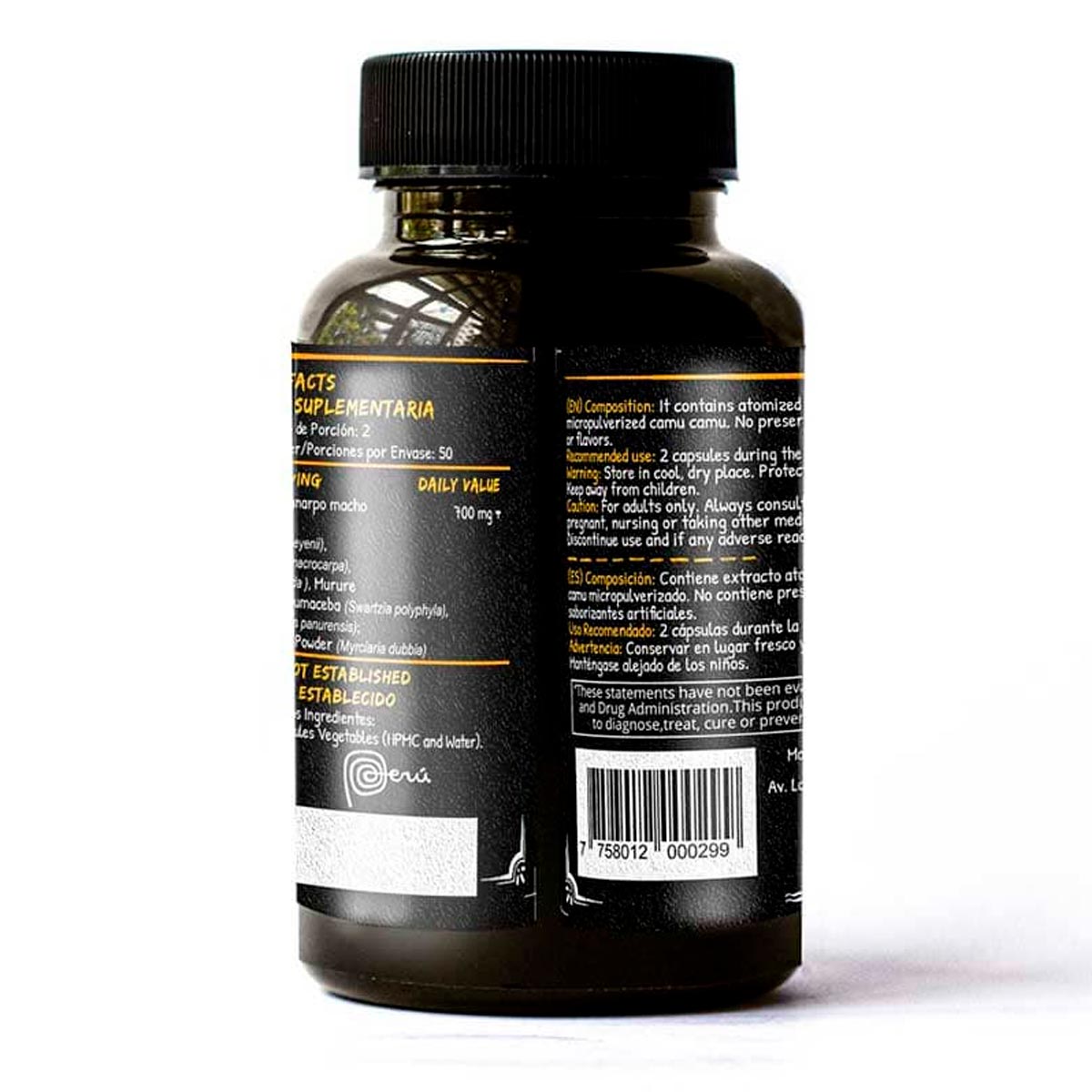 Devil's Jungle Hombre (7 Raíces) en cápsulas (100 x 350mg)