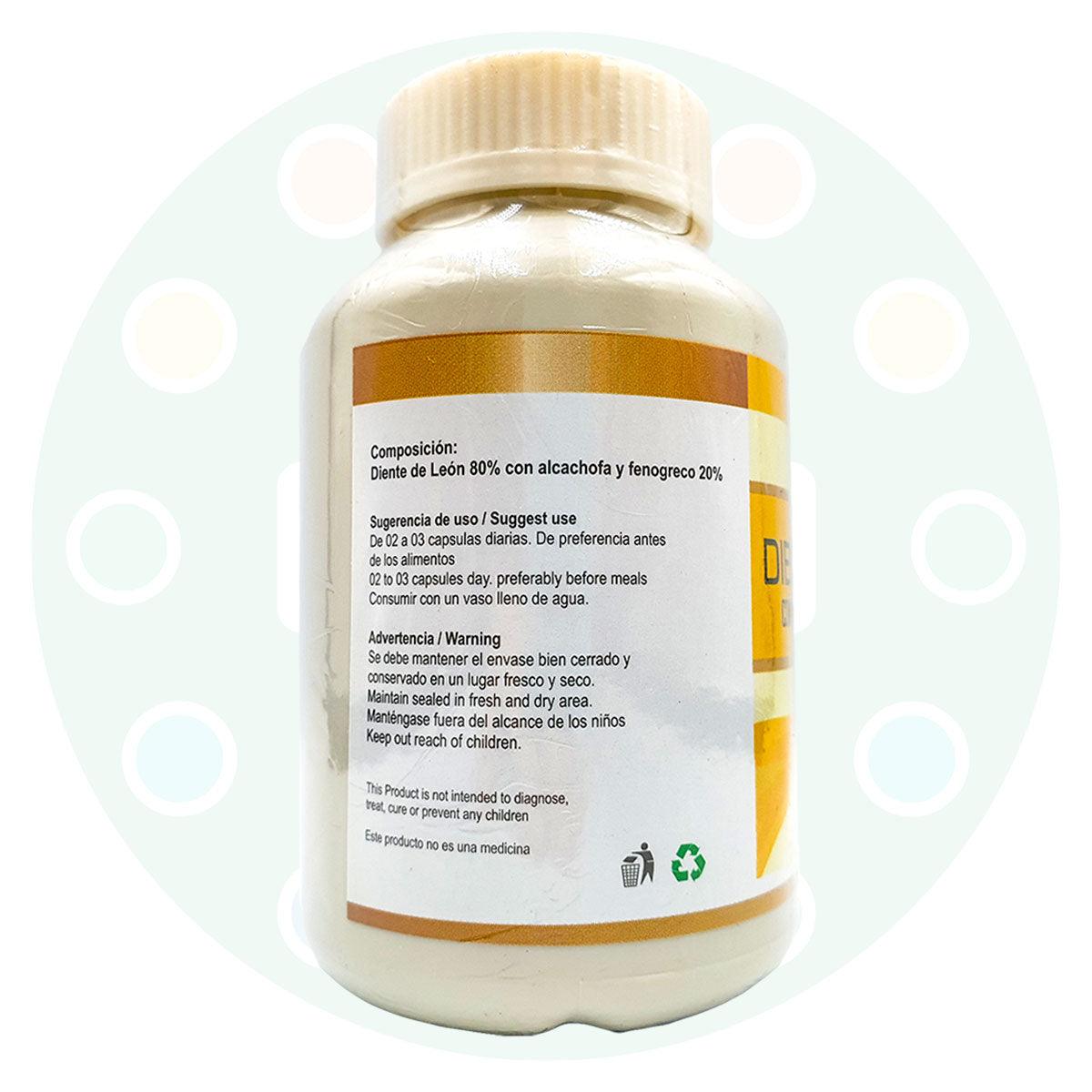 Diente de León en cápsulas (100 x 500mg) - Tikafarma